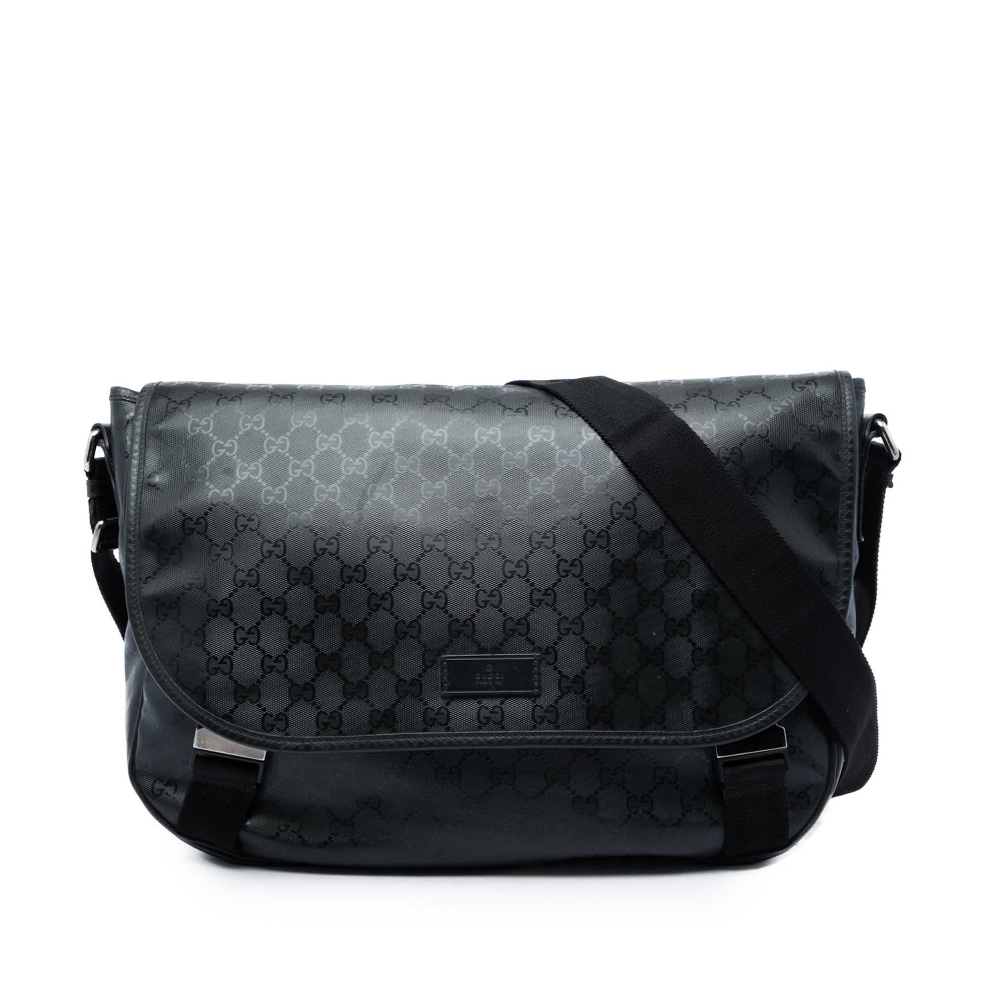 Gucci B leather crossbody bag