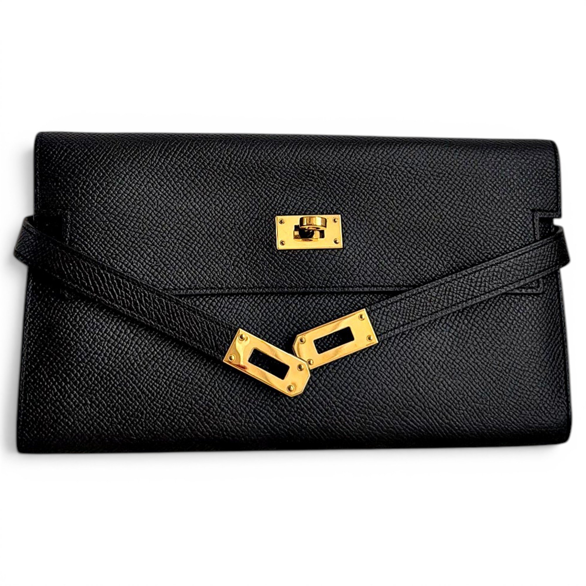 Kelly to go leather clutch bag