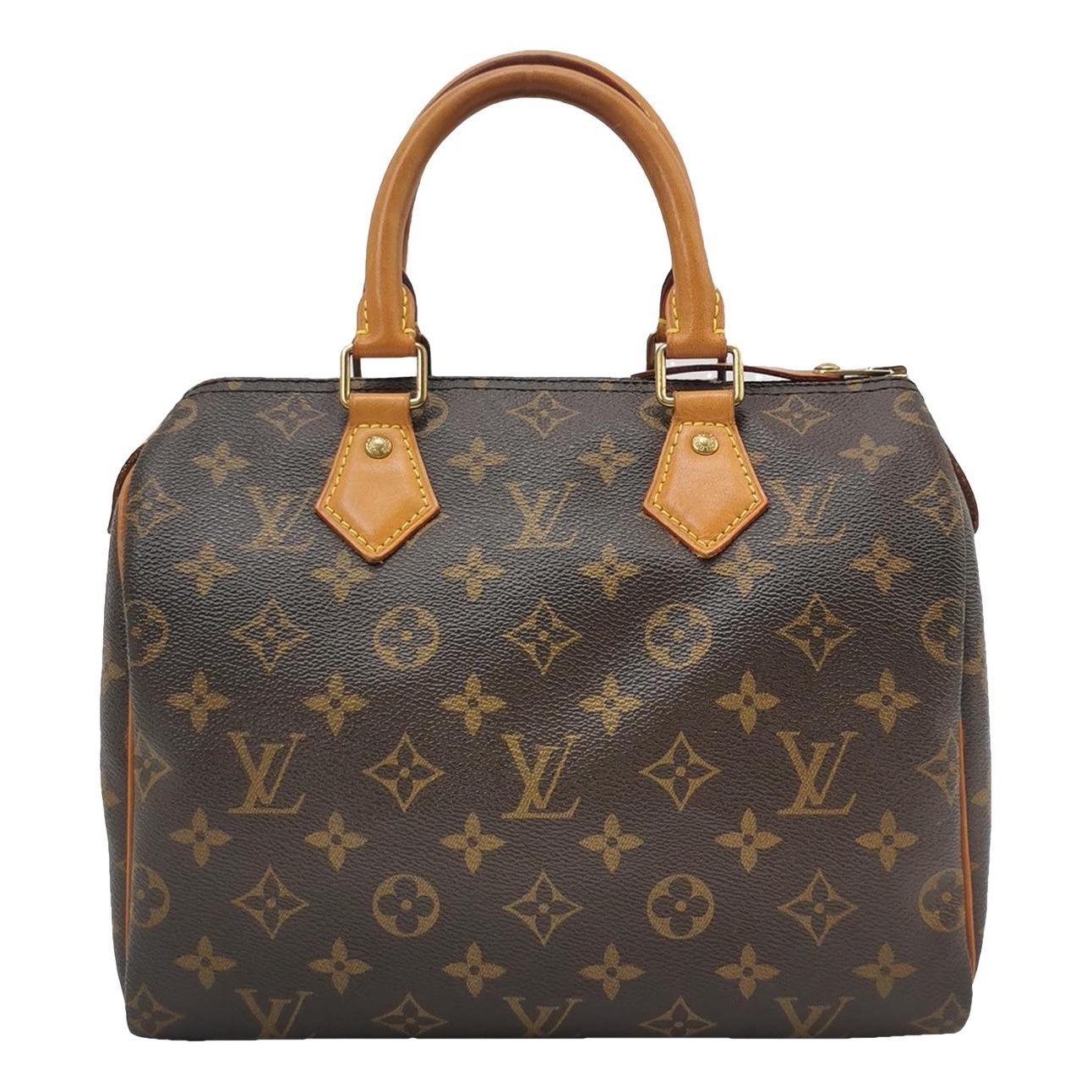 Speedy leather handbag