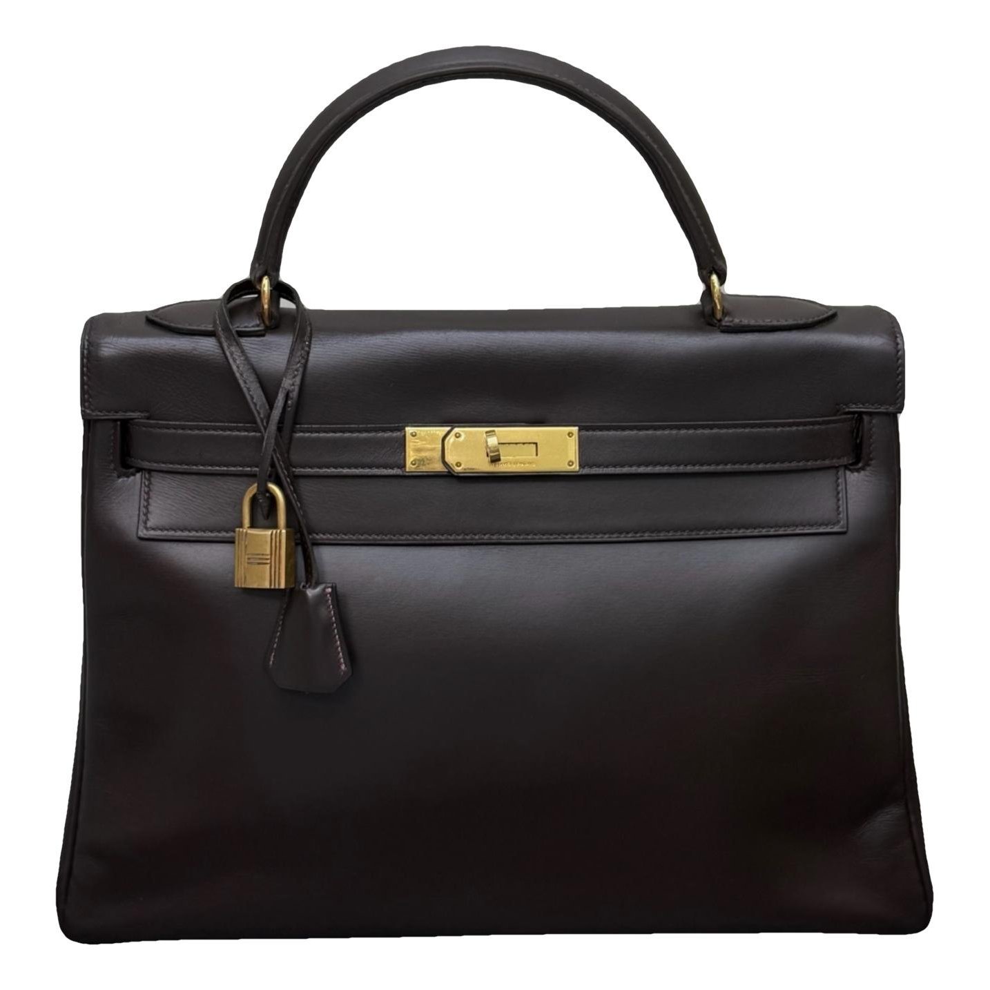Kelly 32 leather handbag
