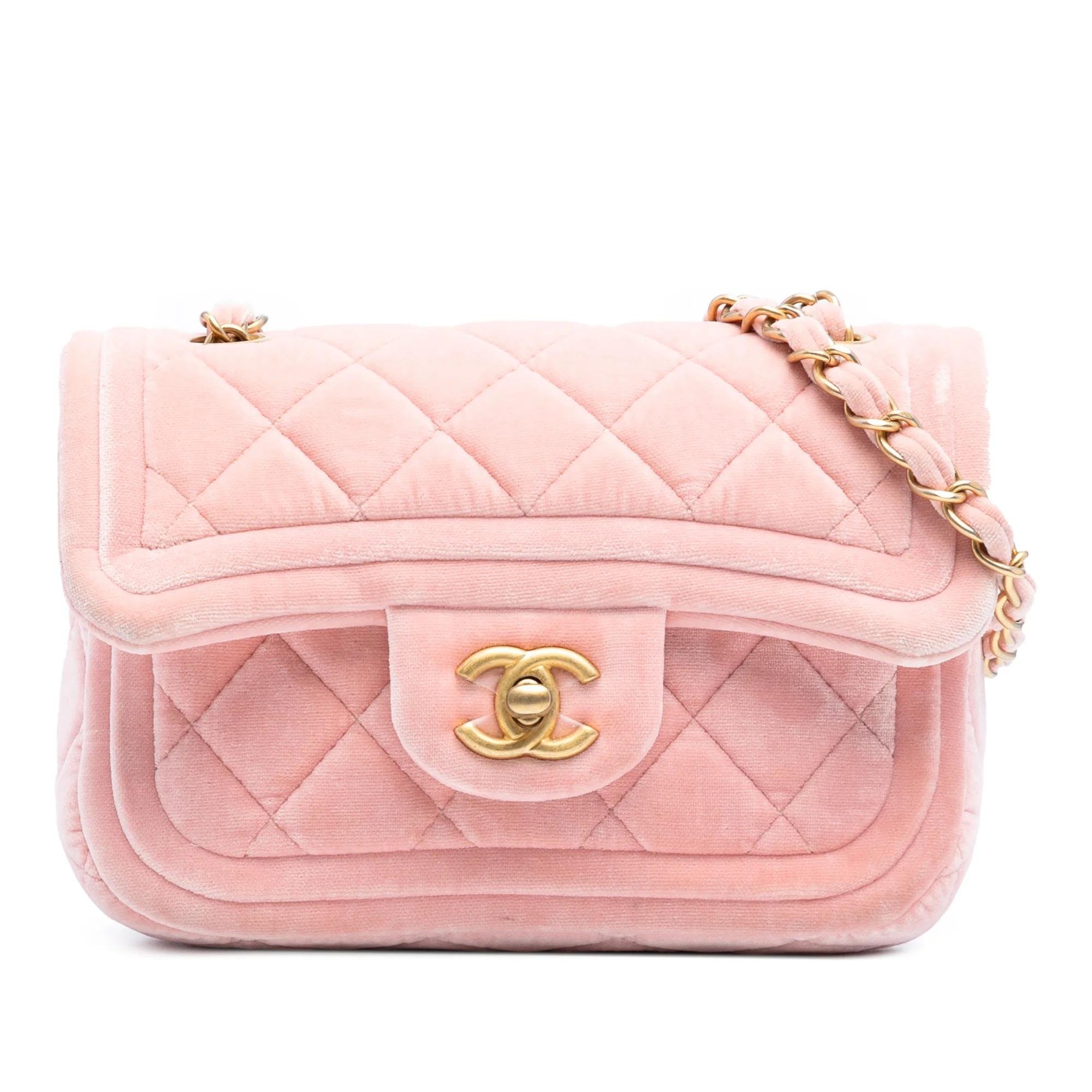Velvet handbag