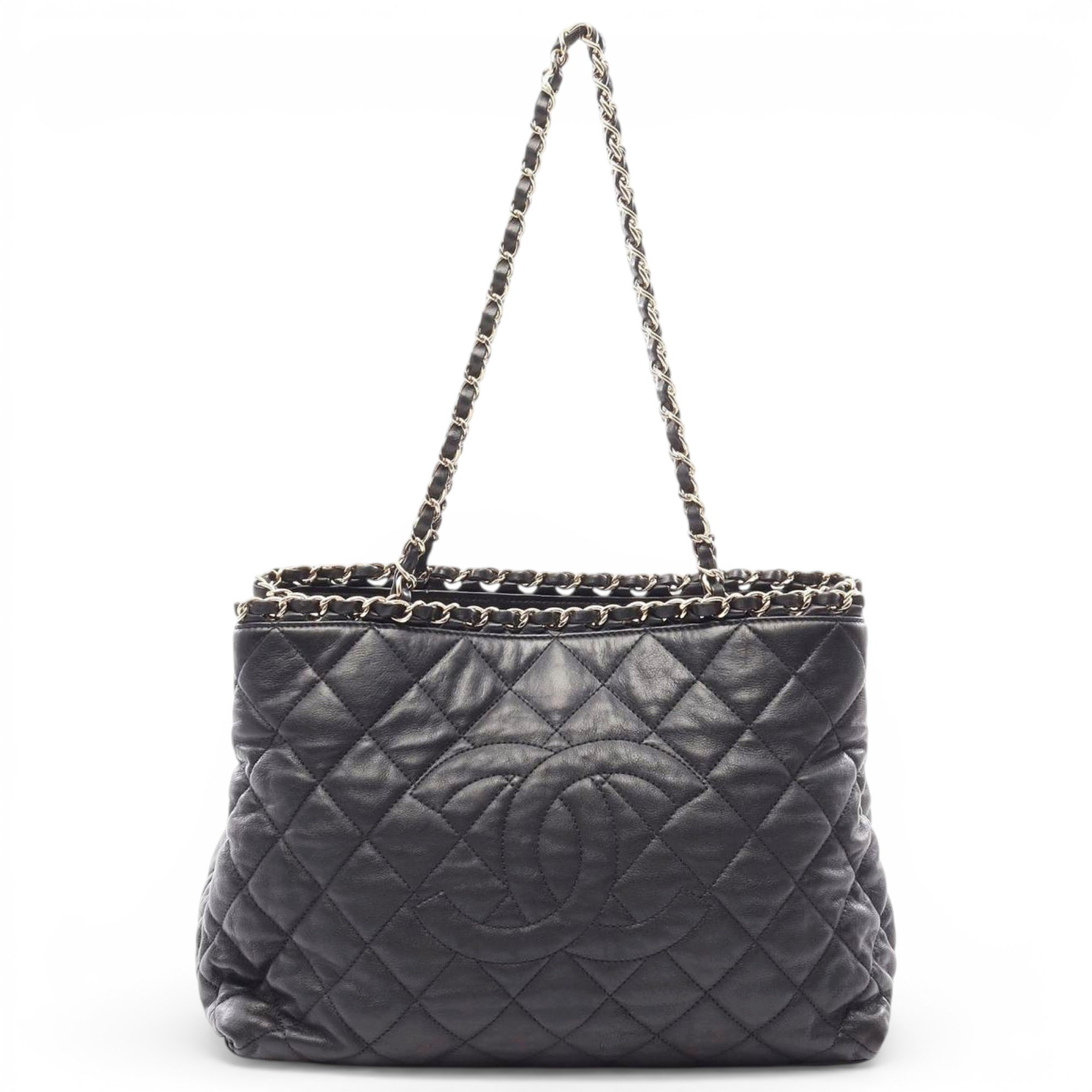 Leather tote
