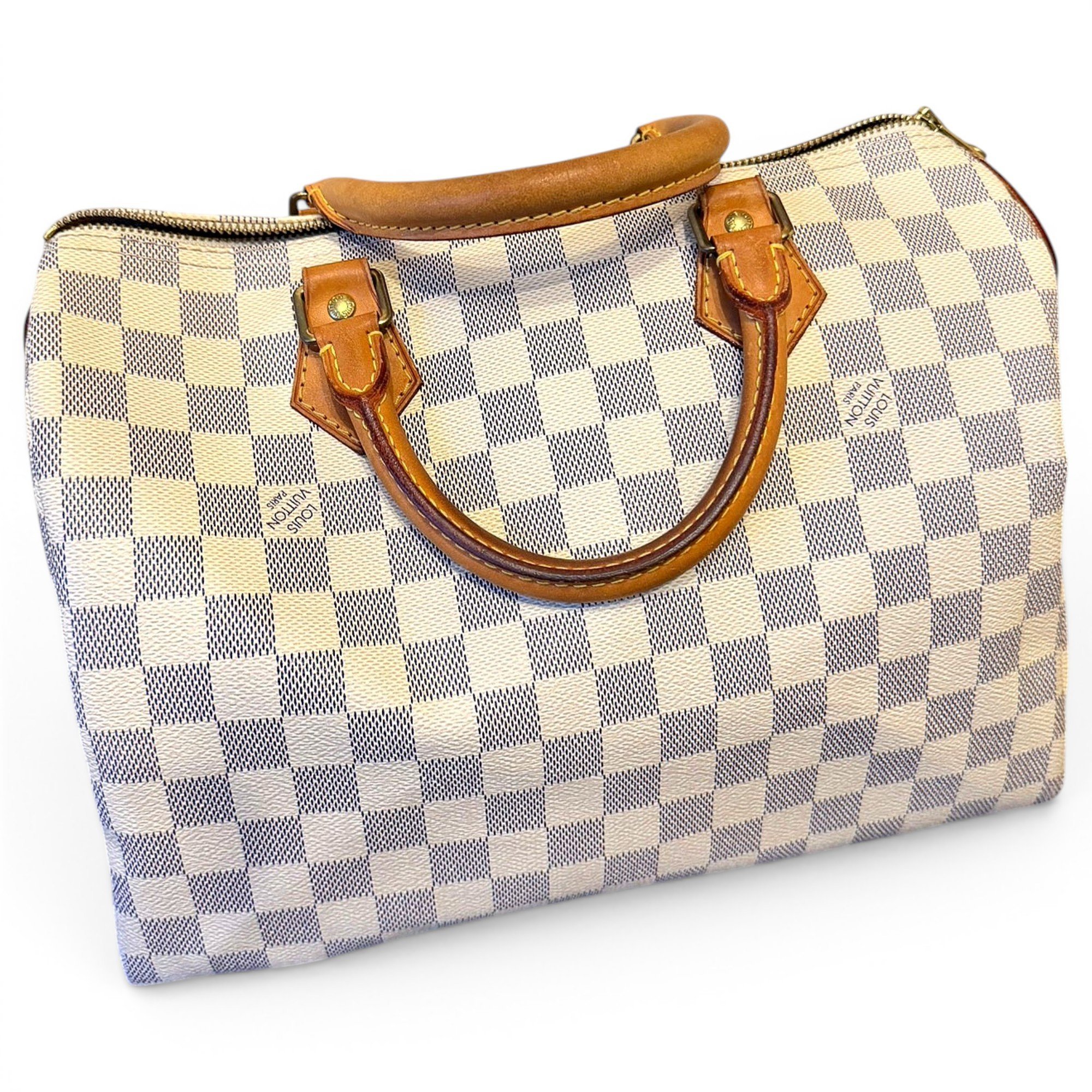 Speedy leather handbag