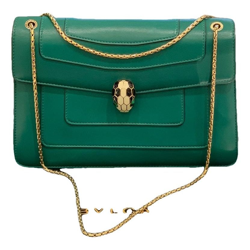Serpenti leather handbag