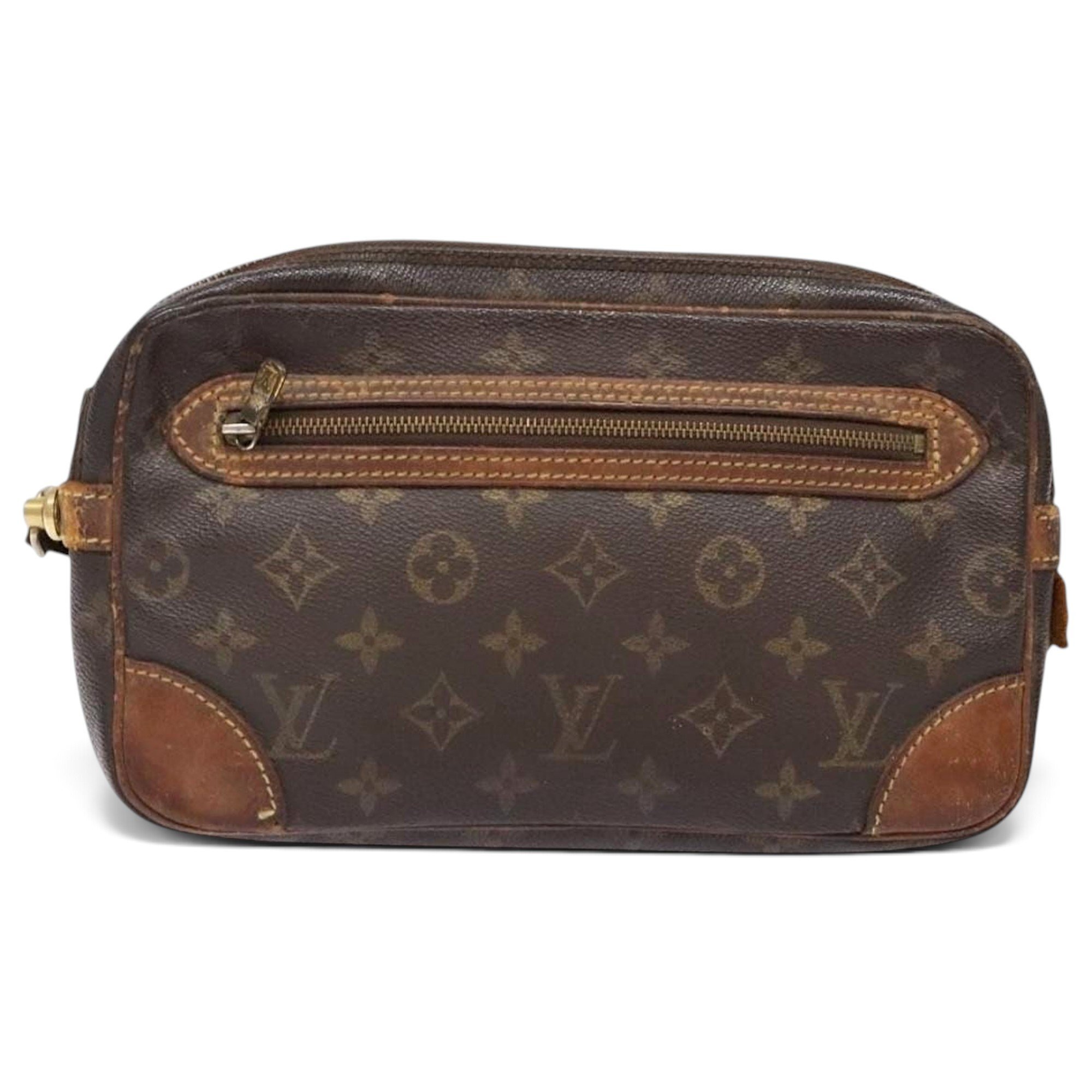 Marly Dragonne leather clutch bag