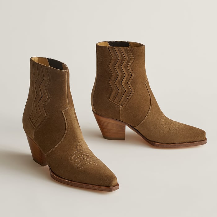 Brun Fumé Vegas Ankle Boot