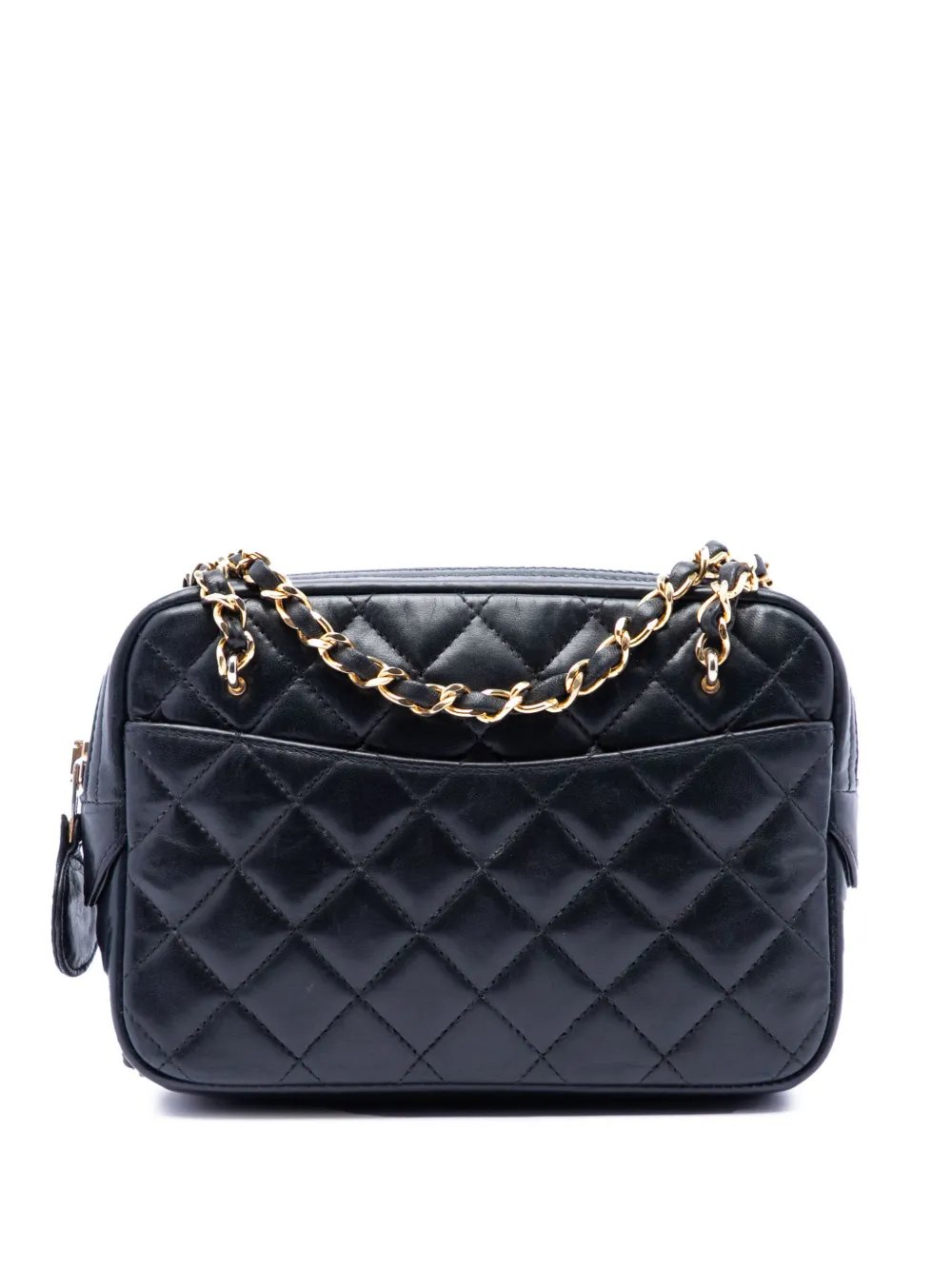 1989-1991 Mini CC Quilted Lambskin Pocket Chain Camera Bag crossbody bag