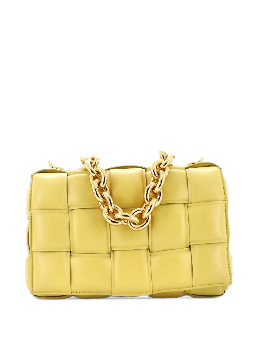 Bottega Veneta Cassette Chain Padded Maxi Intrecciato Leather crossbody bag