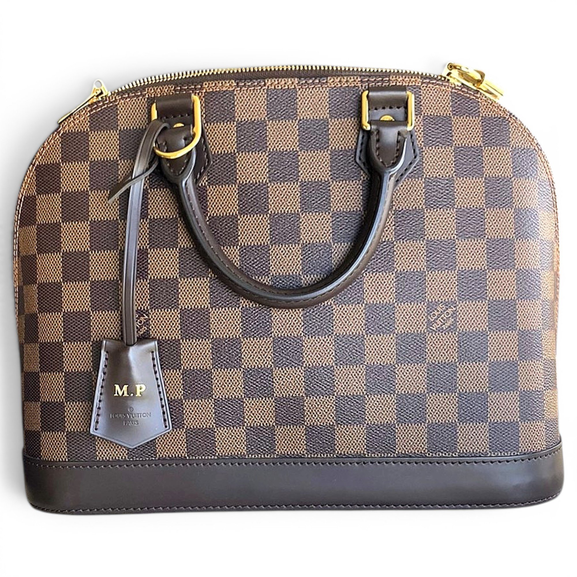 Alma leather handbag