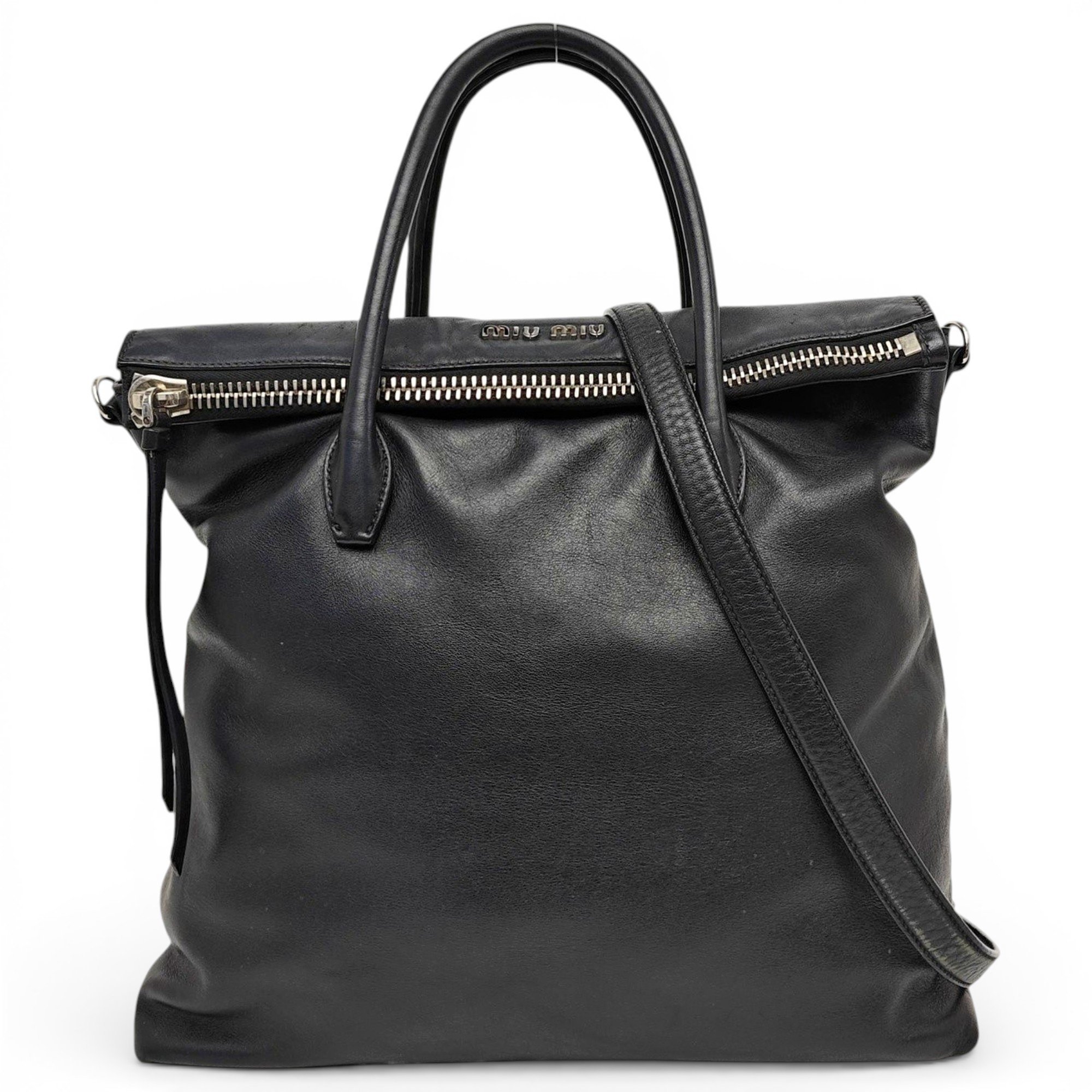 Leather handbag