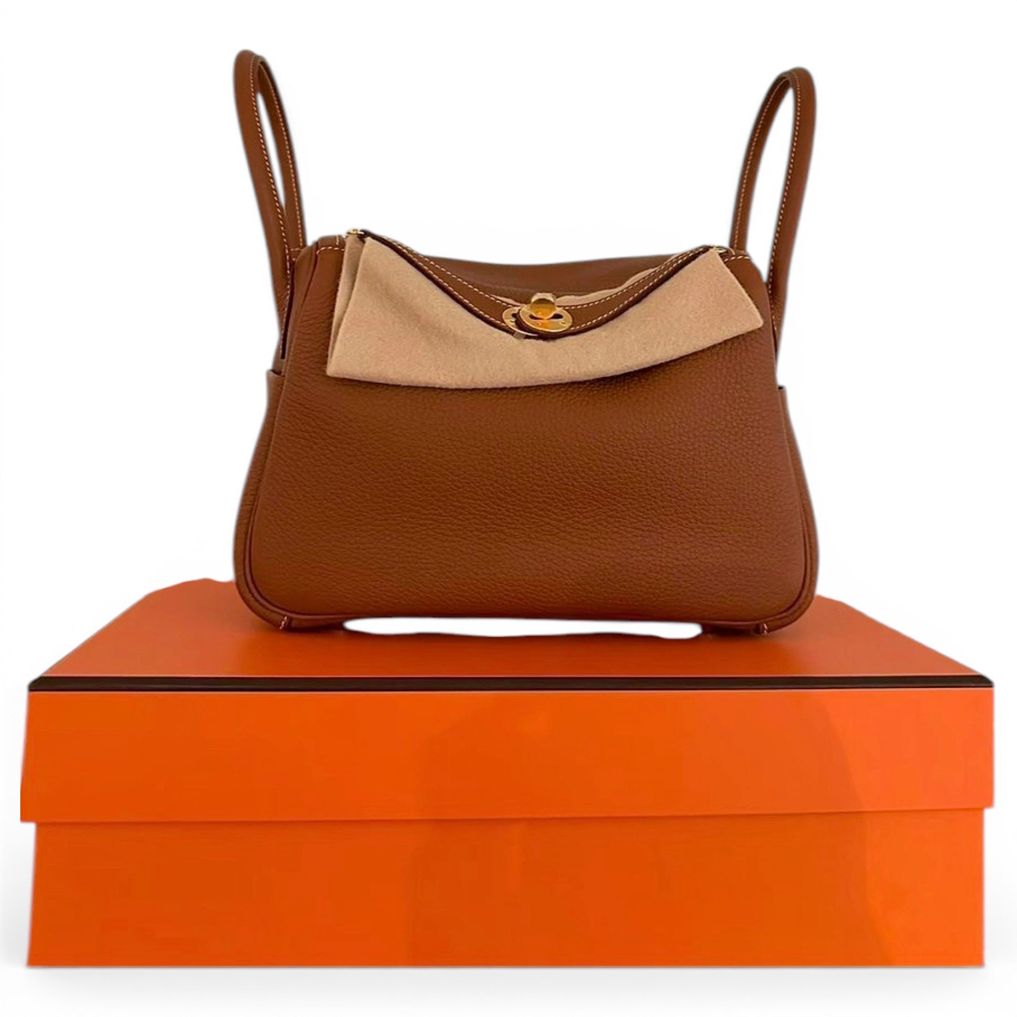 Lindy leather handbag