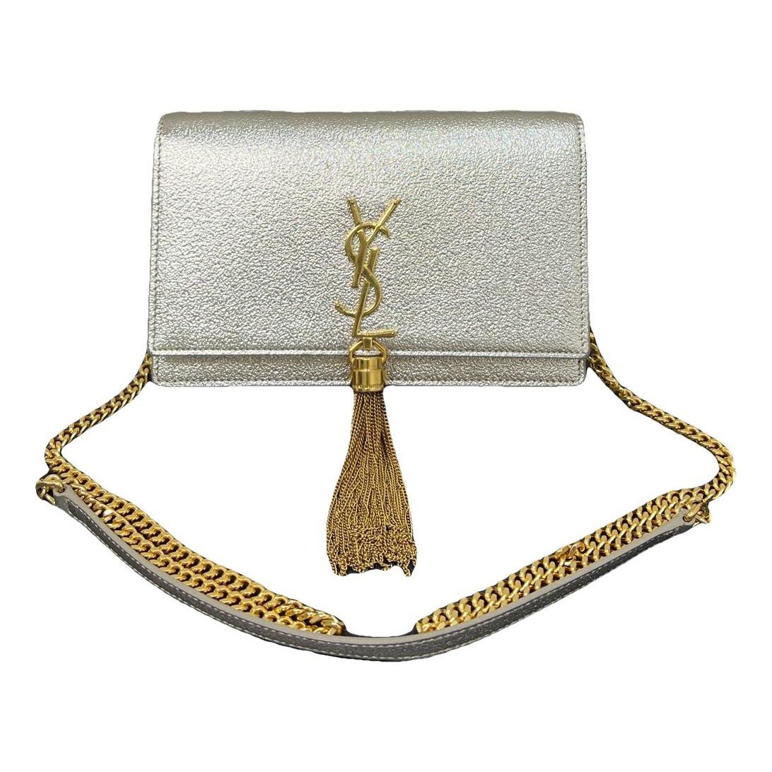 Pompom Kate leather handbag