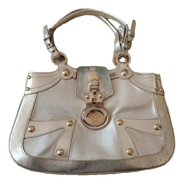 La Medusa leather handbag