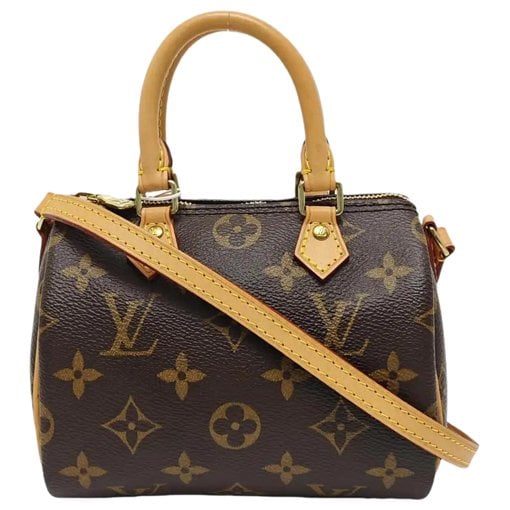 Nano Speedy / Mini HL leather handbag
