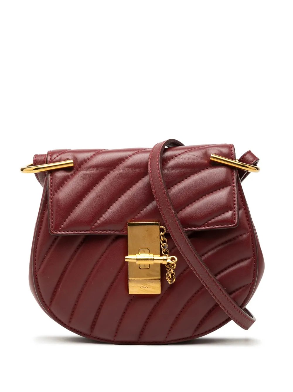 2018 Mini Quilted Leather Drew Bijou satchel