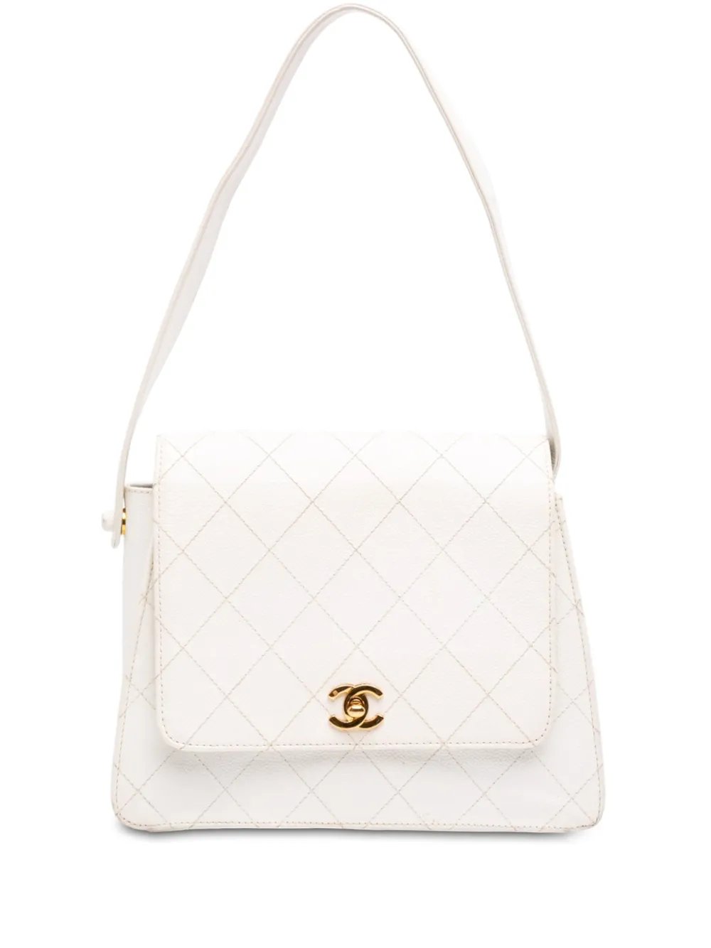 1997-1999 CC Quilted Caviar shoulder bag