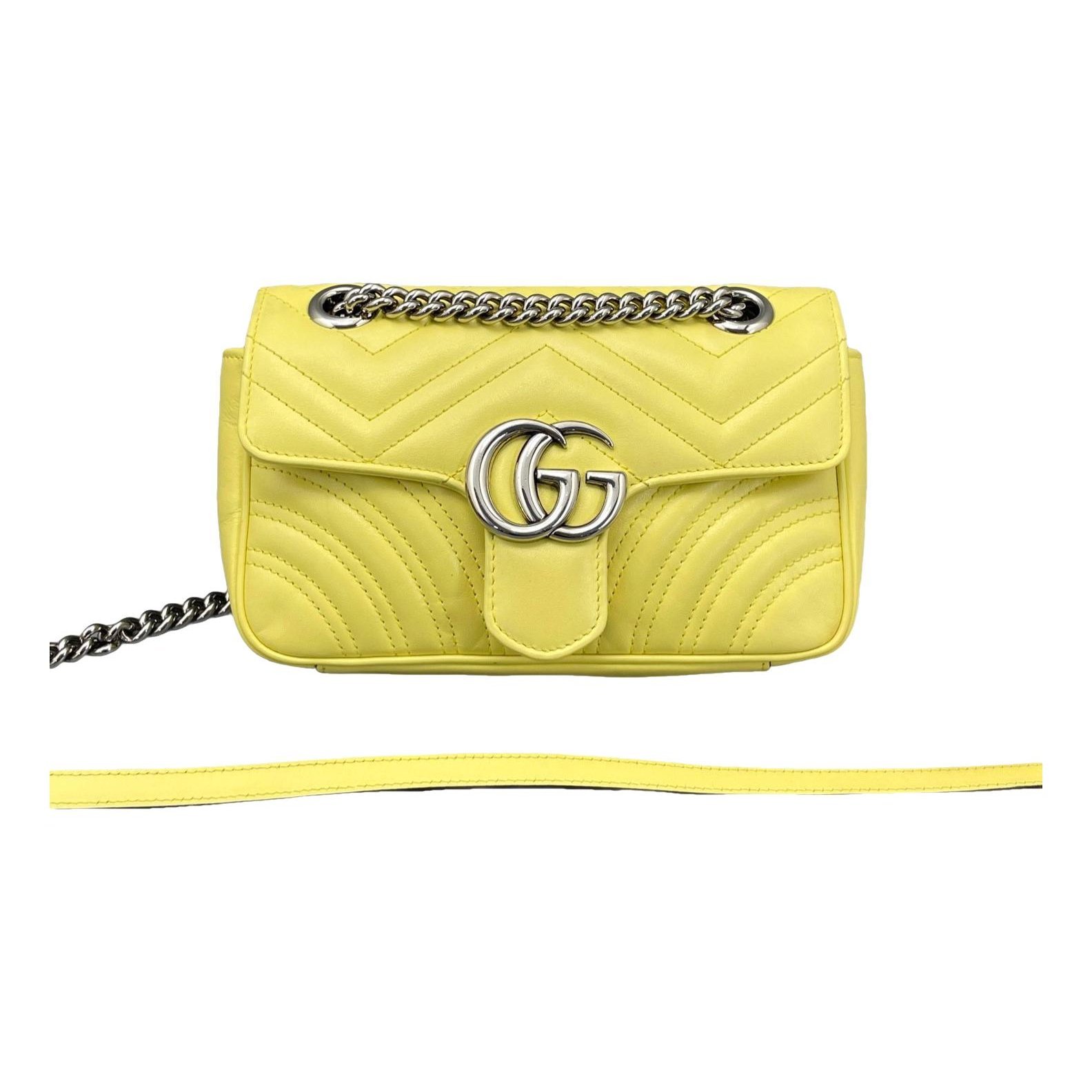 GG Marmont Flap leather crossbody bag