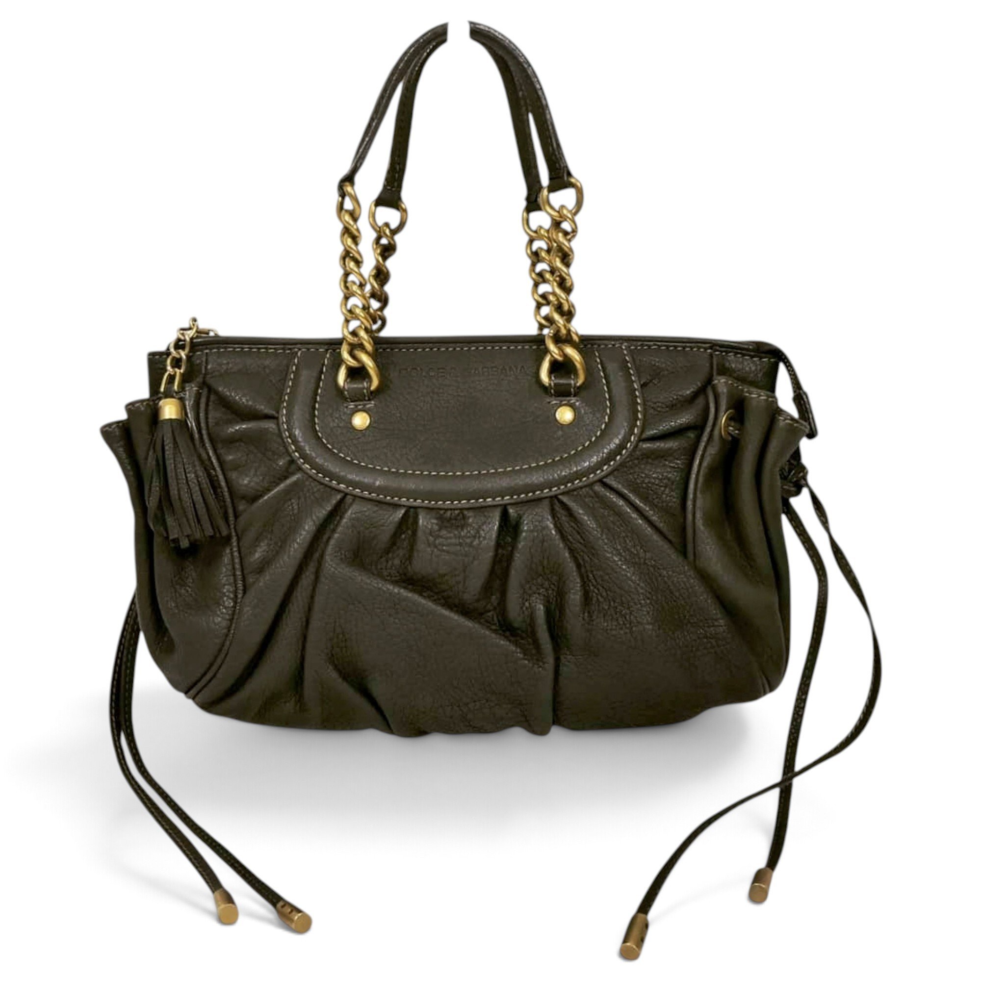 Leather handbag