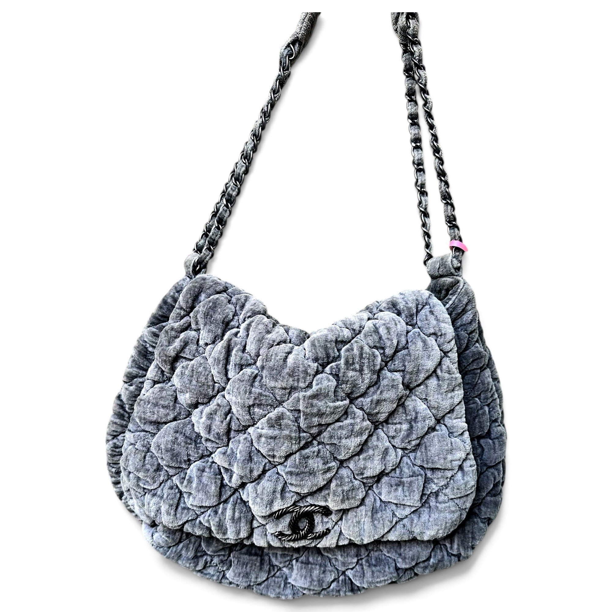 Velvet handbag