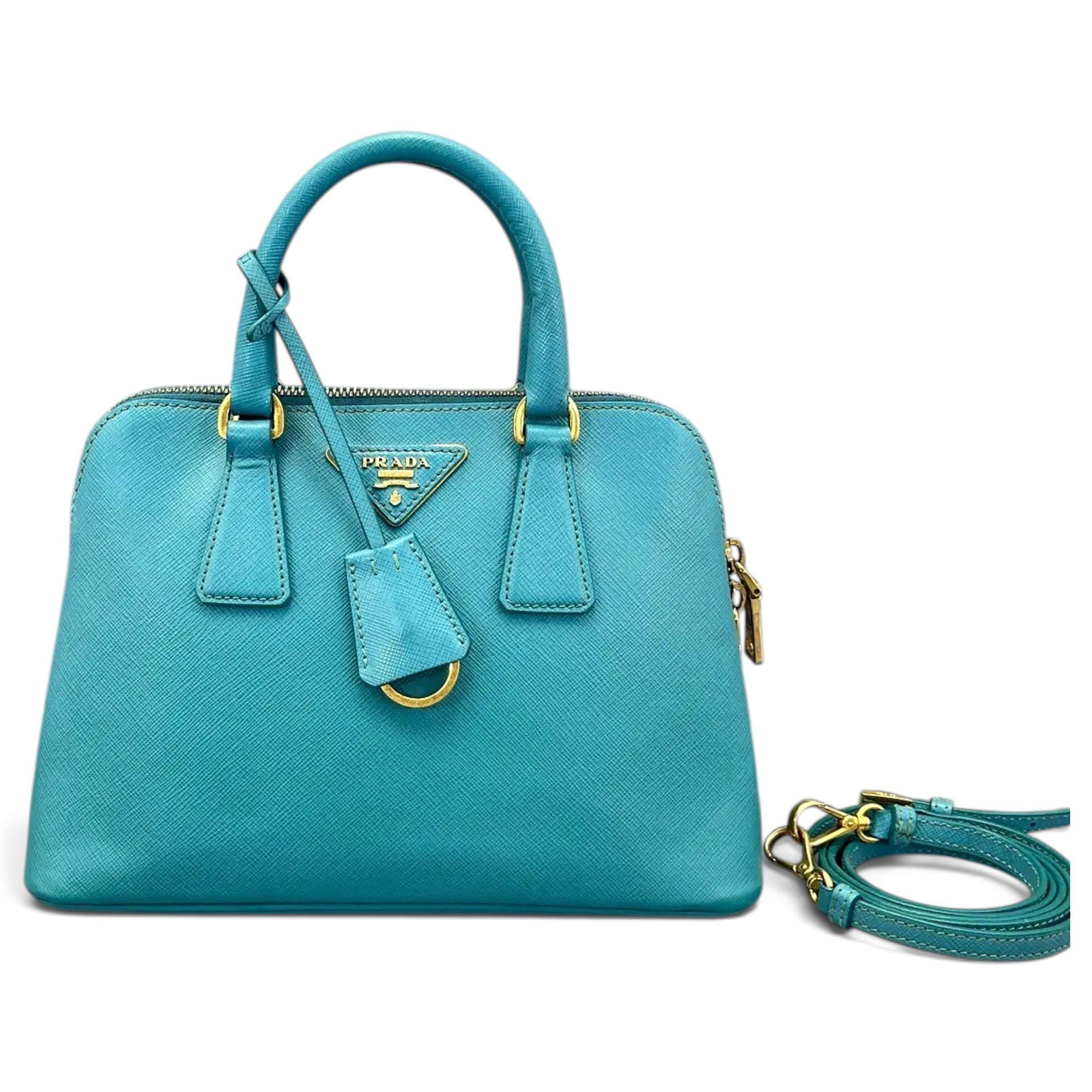 Promenade leather handbag