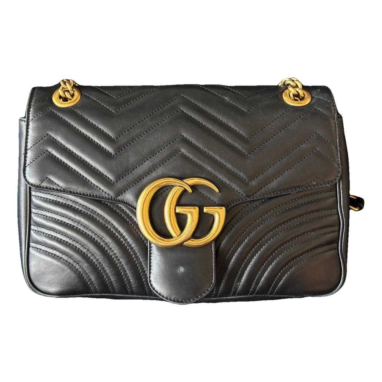 GG Marmont Flap leather crossbody bag