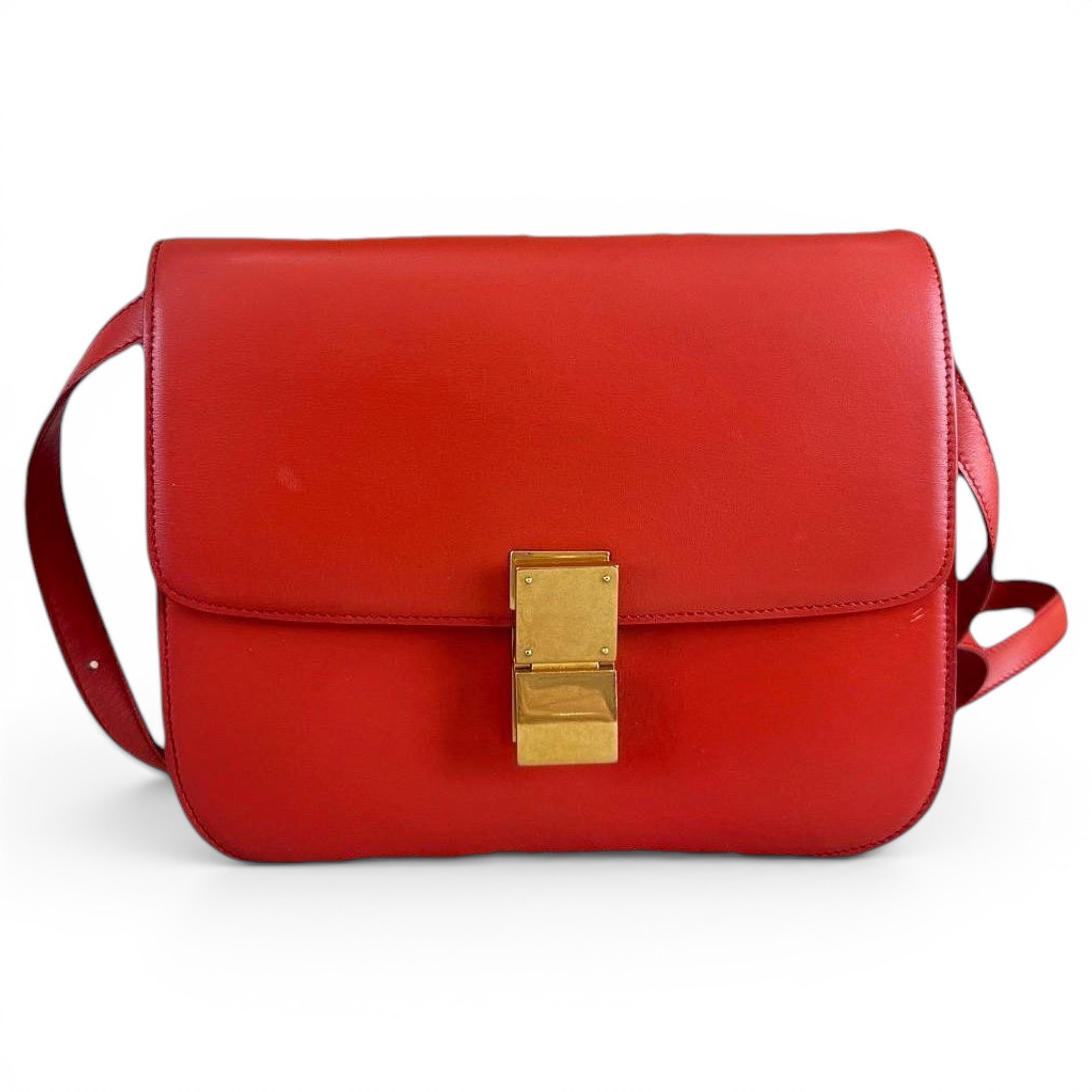 Classic leather crossbody bag