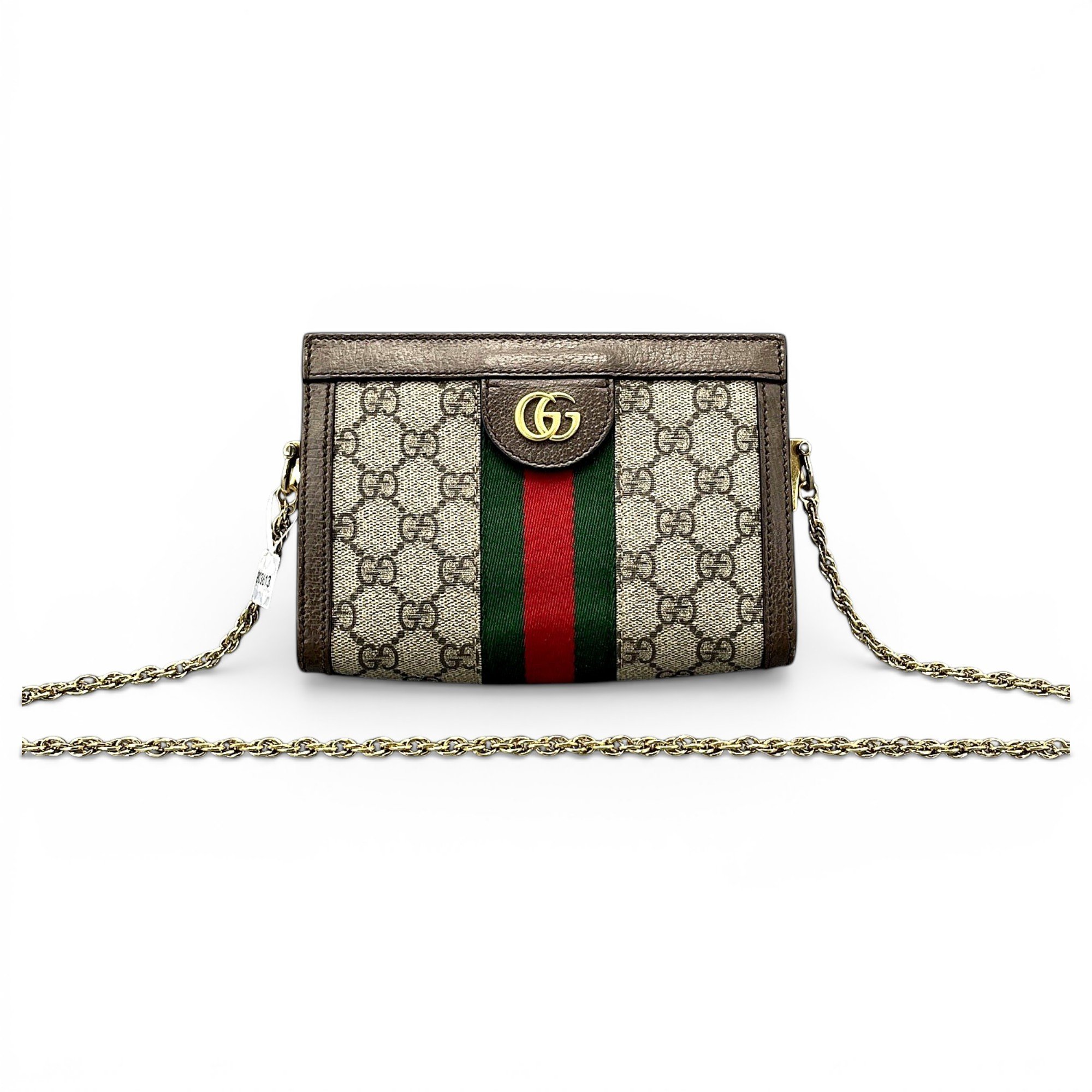 Ophidia Chain leather handbag