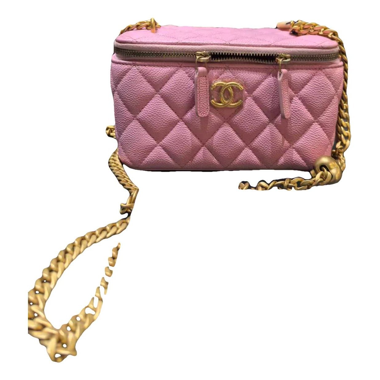 Trendy CC Vanity leather handbag