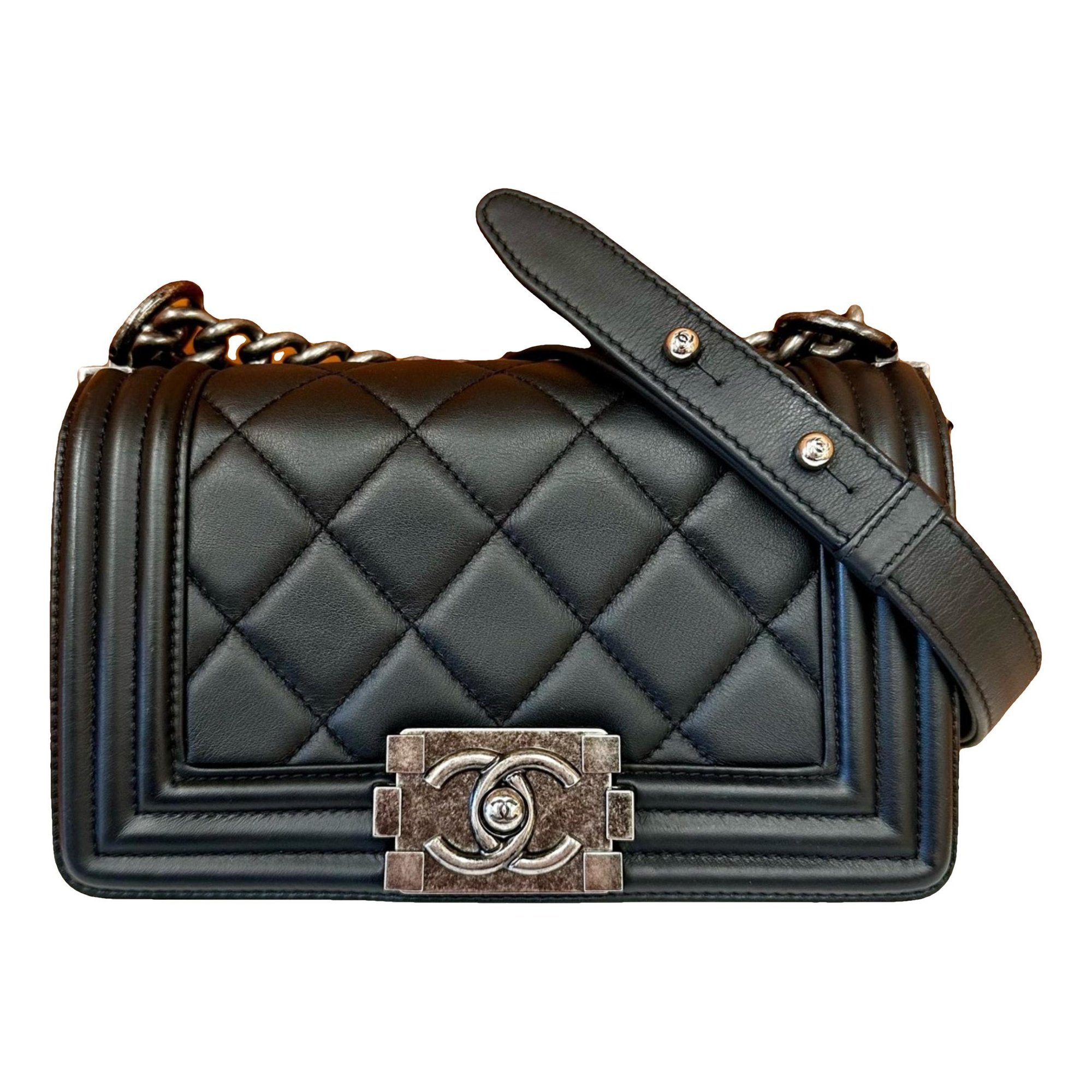 Boy leather crossbody bag