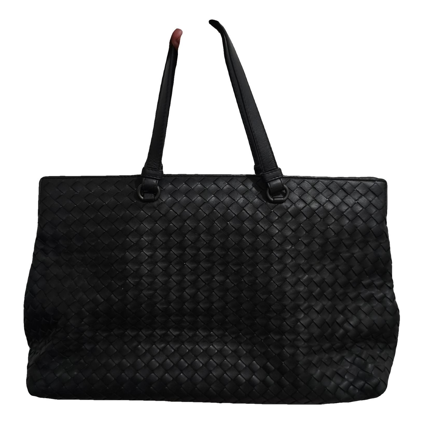 Leather tote