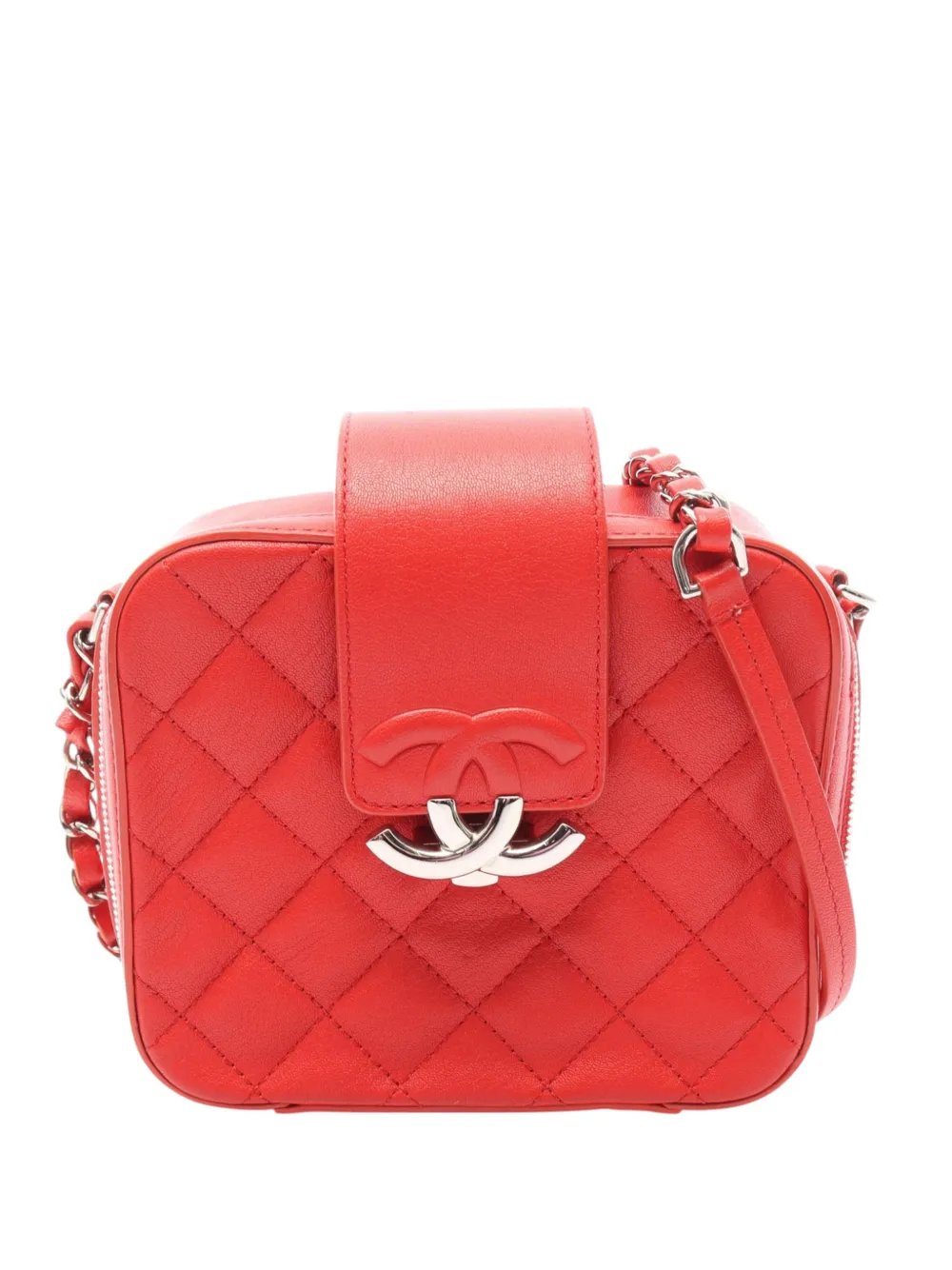 2018 Mini Quilted Lambskin CC Box Camera Bag crossbody bag