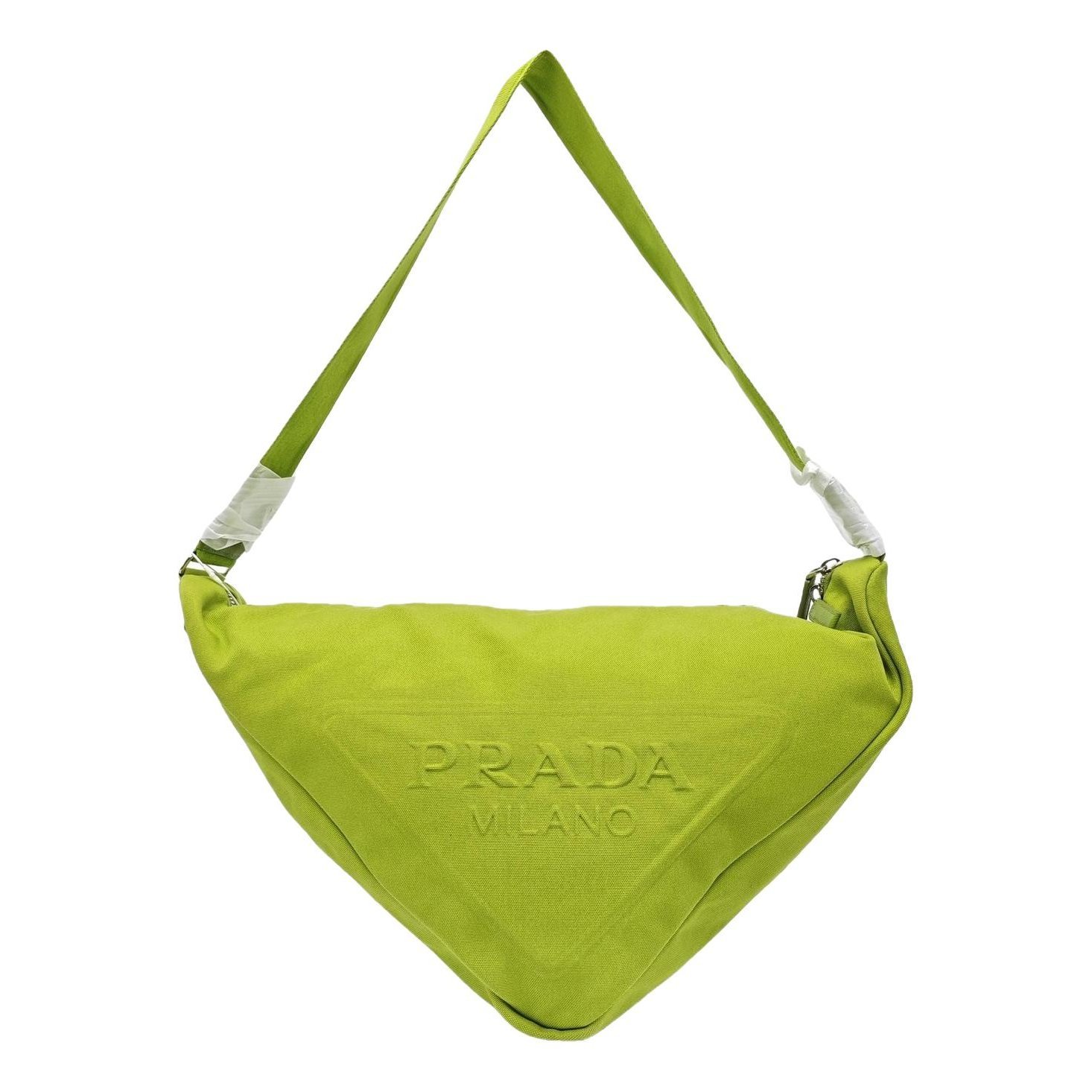 Triangle cloth handbag