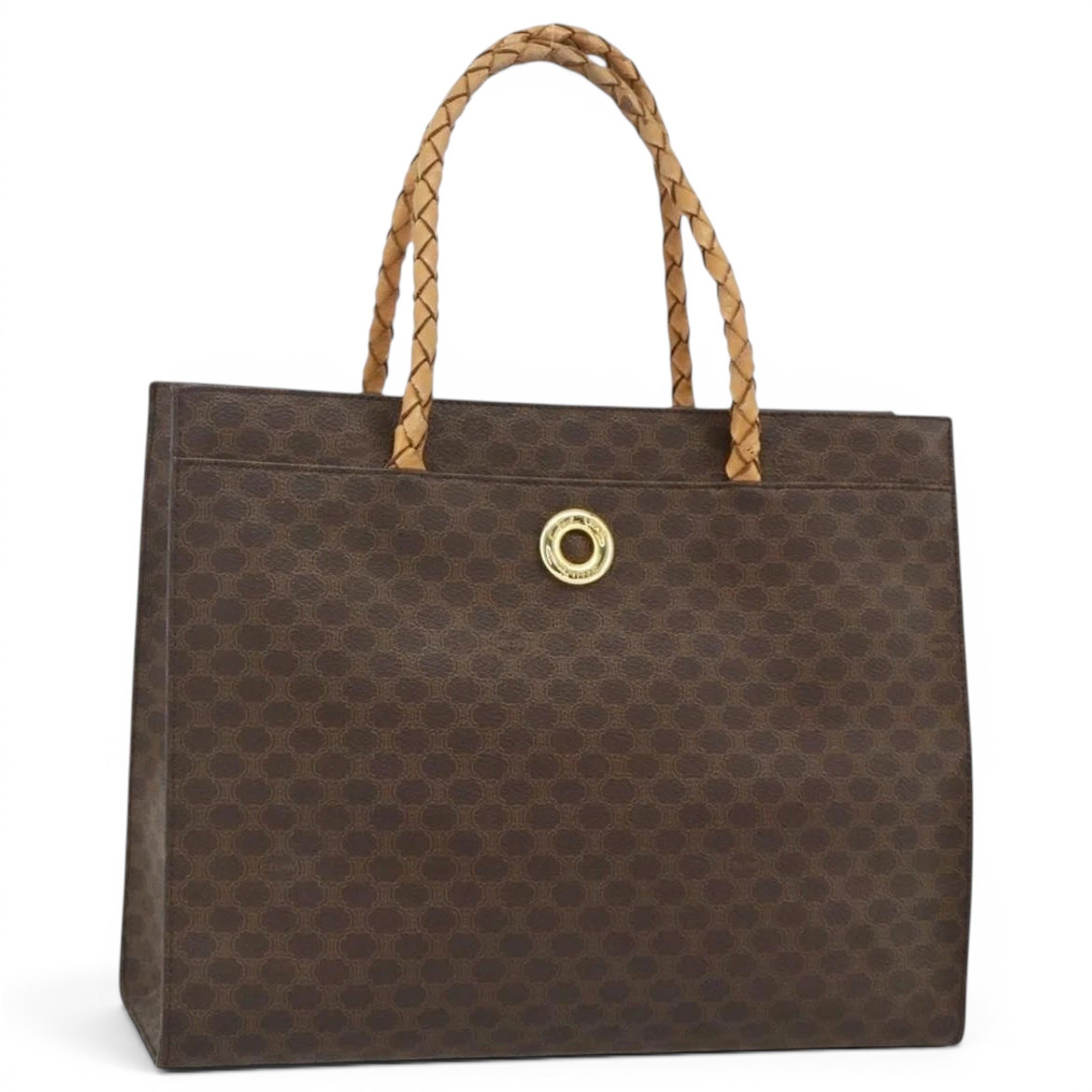 Leather tote