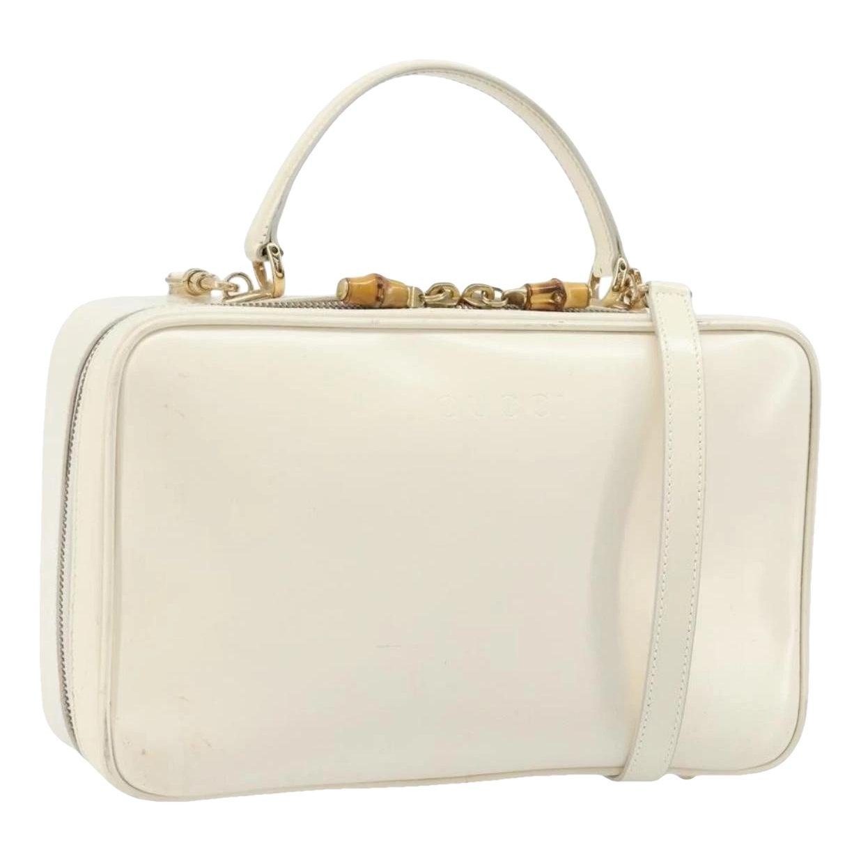 Patent leather handbag