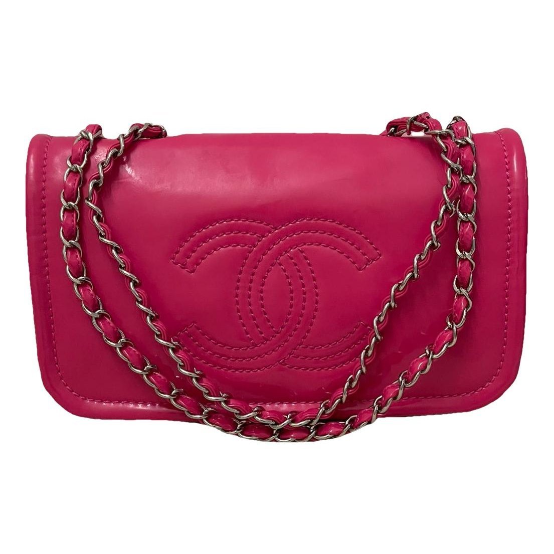 Patent leather handbag
