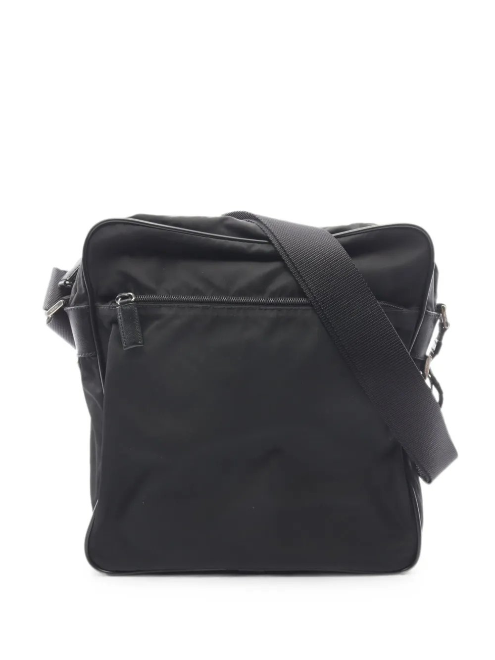 2000s triangle-logo shoulder bag
