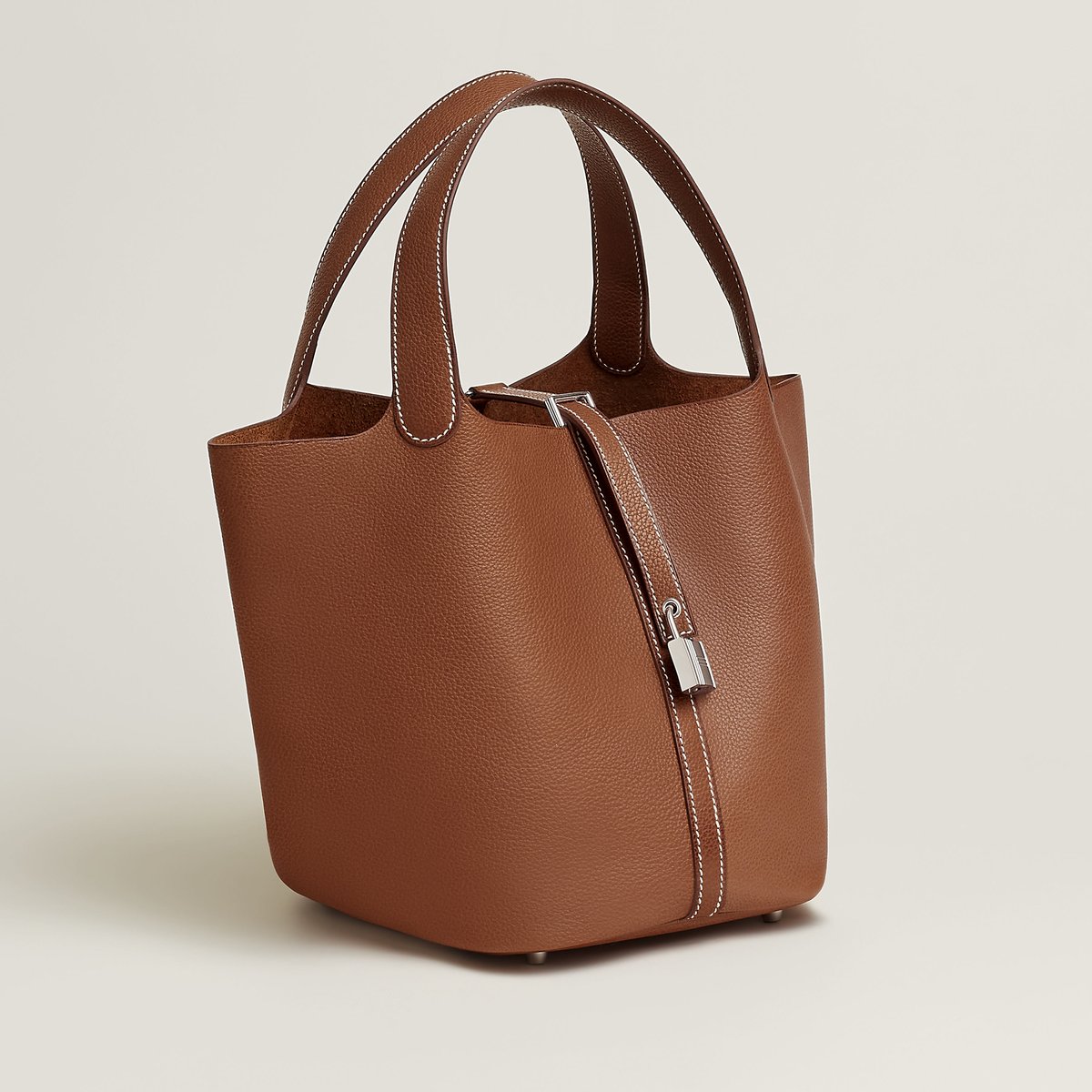 Fauve Picotin Lock 22 Bag