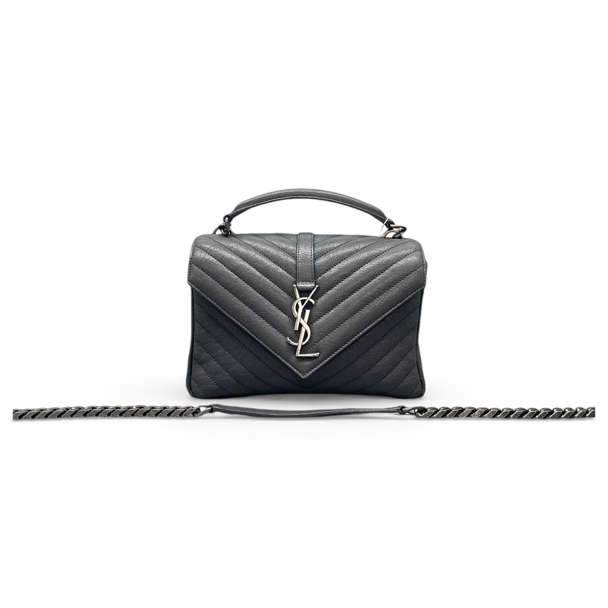 Collége monogramme leather handbag