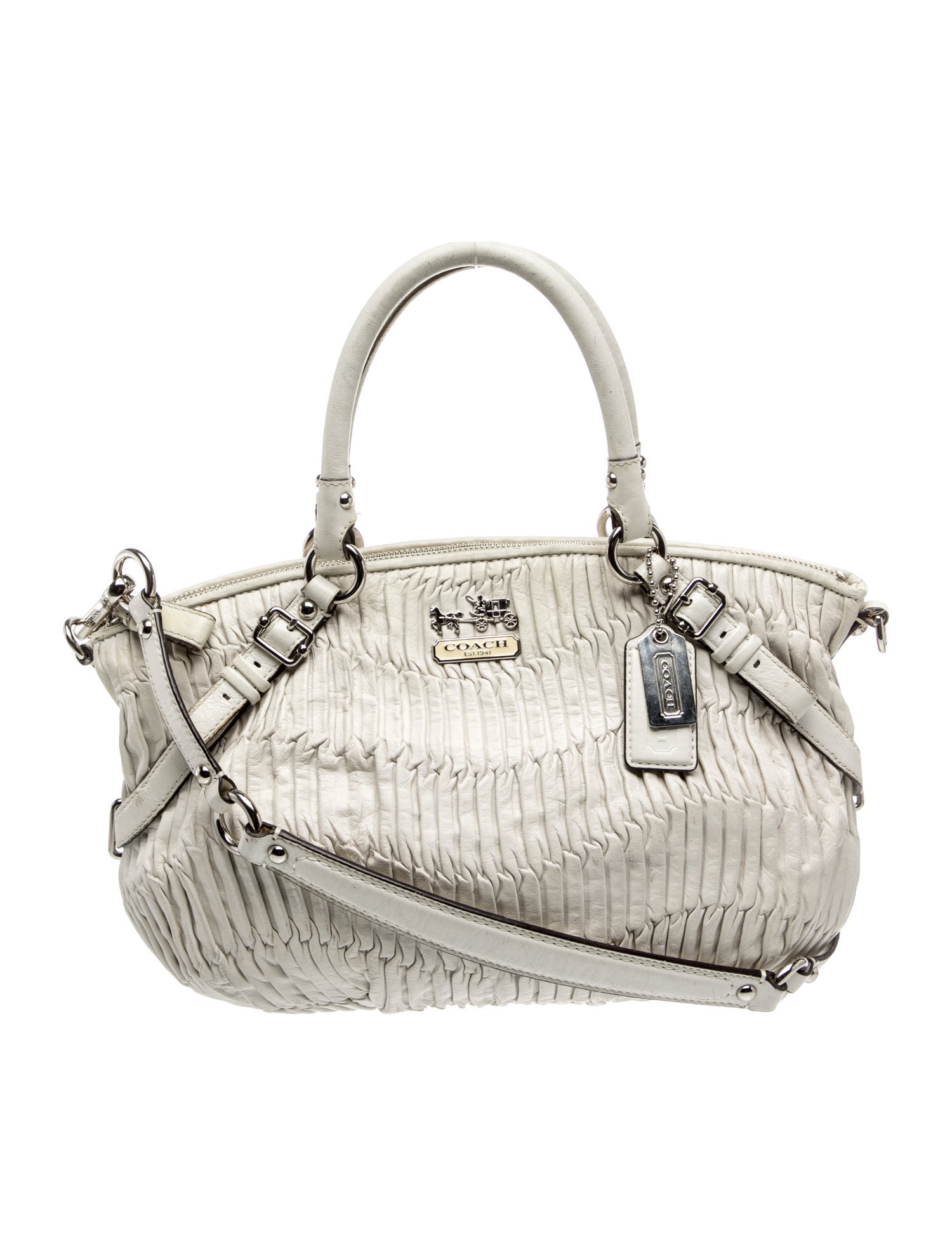 Leather Top Handle Bag