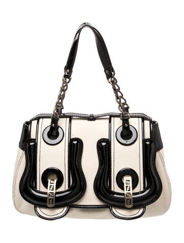 Canvas Vintage Tiole Vernice Patent B -Bag