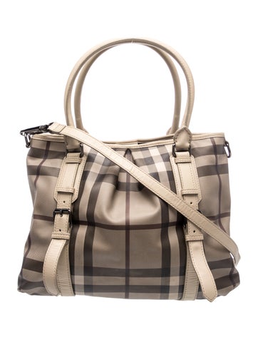 Smoked Check Tote