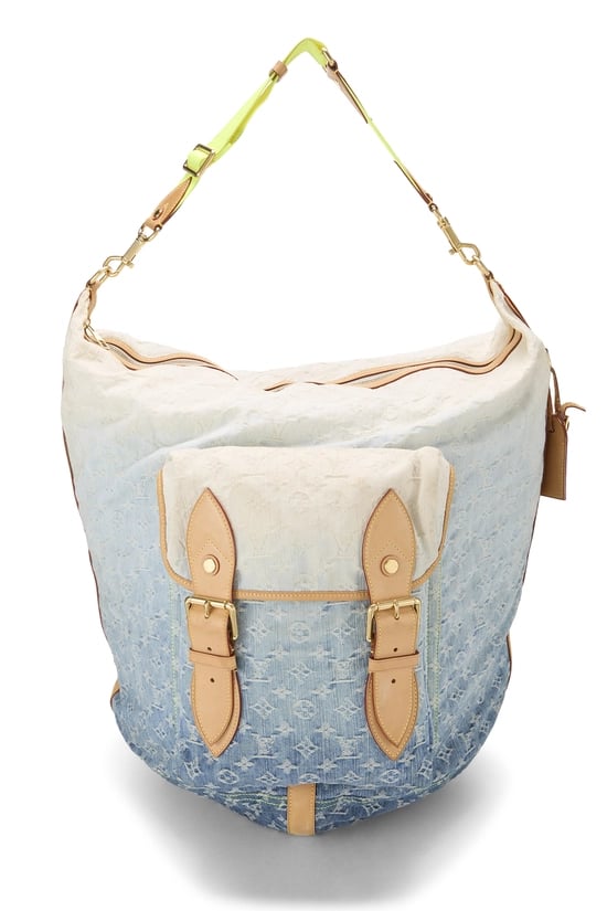 Blue Monogram Denim Sunburst GM