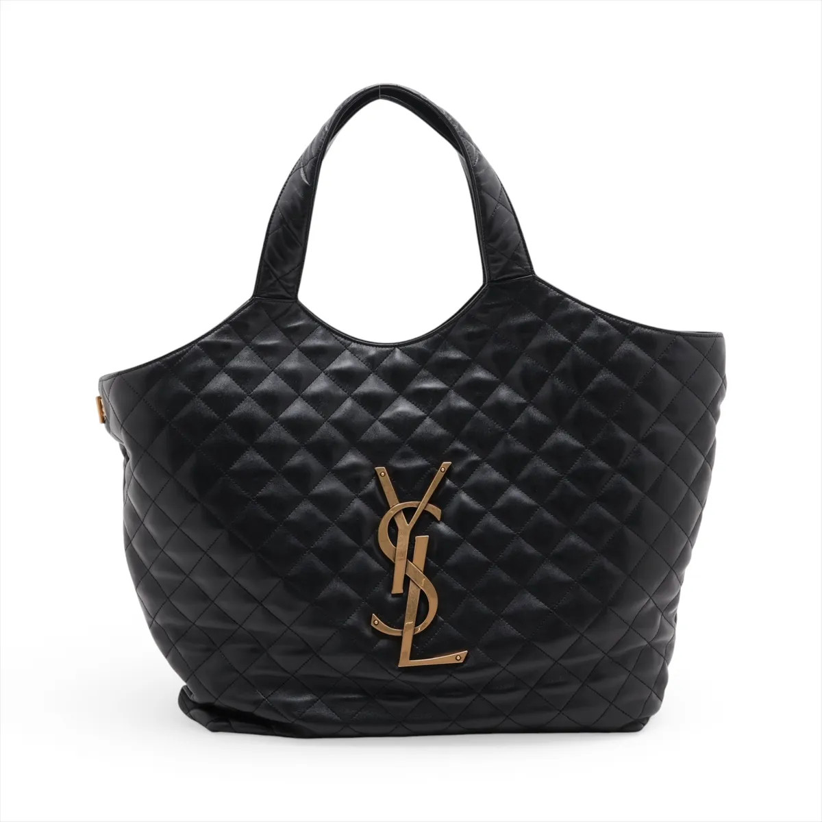 Saint Laurent Paris Agal 698651 Leather Tote bag Black