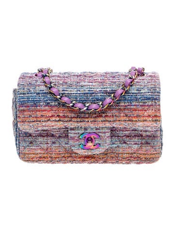 Chanel Classic Tweed Rectangular Mini Flap Bag