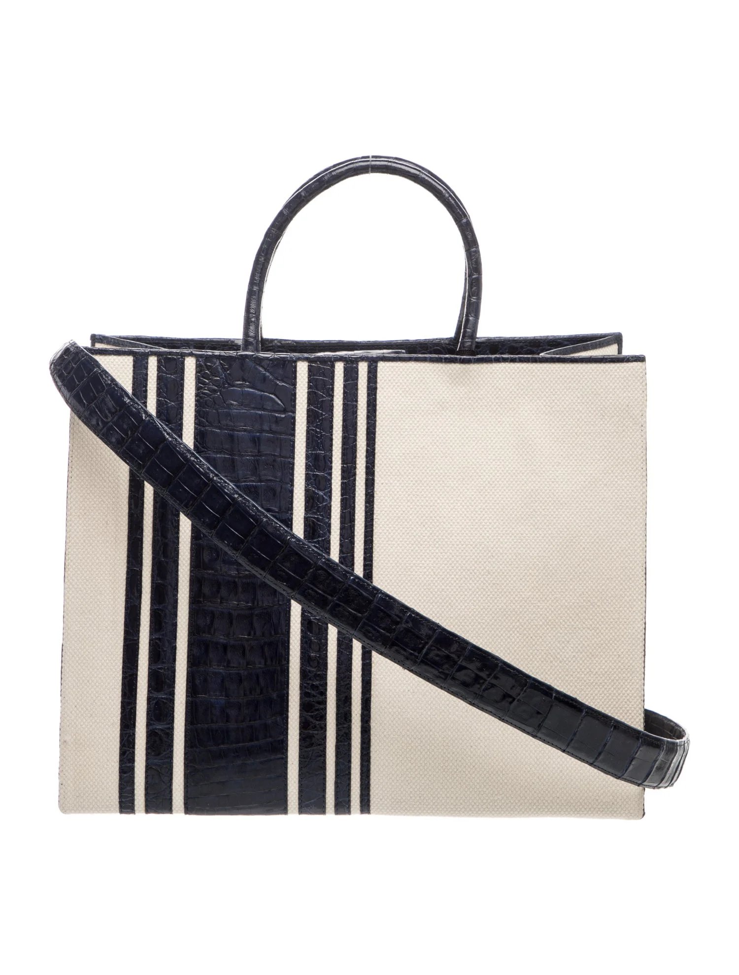 Nancy Gonzalez Leather Top Handle Bag