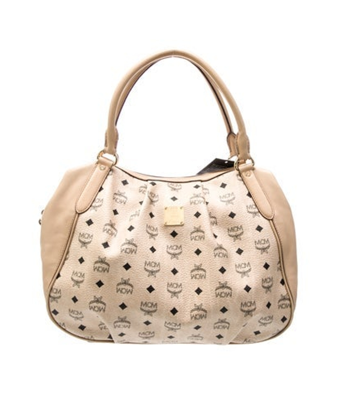 MCM Monogram Top Handle Bag