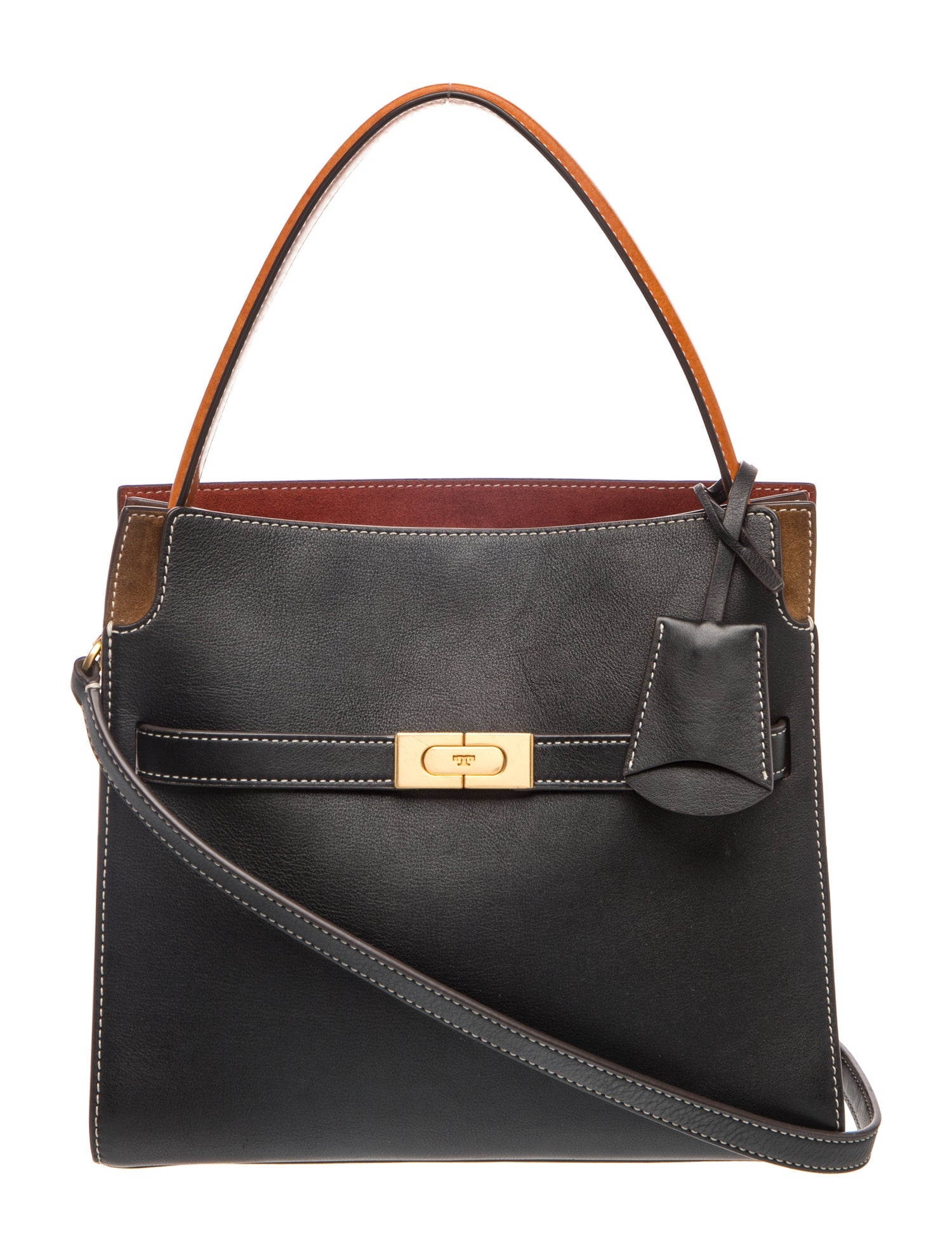 Leather Lee Radziwill Double Bag Small