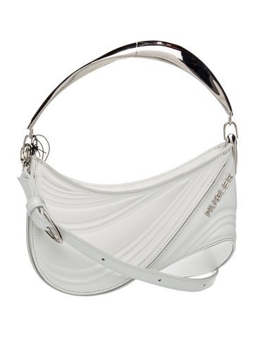 Mugler Leather Shoulder Bag