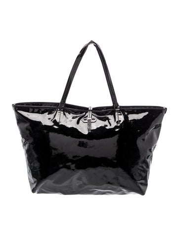 Ferragamo Patent Leather Shoulder Bag