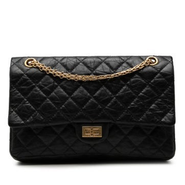 Quilted Aged Calfskin Reissue 2.55 Double Flap